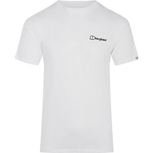Berghaus Heren Franse Pyreneeën T-shirt met korte mouwen, puur wit, groot