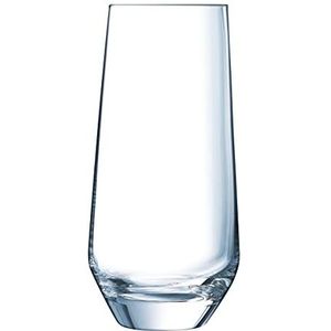 Cristal d'Arques Paris Ultime-collectie – 6 glazen hoog 45 cl van kristal – glanzend, transparant en hoge sterkte – gemaakt in Frankrijk – versterkte verpakking – geschikt voor online winkelen