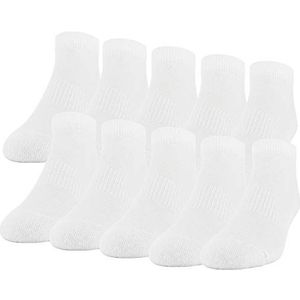 Gildan Active Men's Cotton Low Cut Socks, 10 Pairs