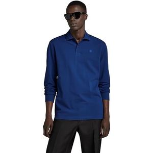 G-STAR RAW Dunda Core Poloshirt voor heren, blauw (Ballpen Blue D141-5864-1822), XS
