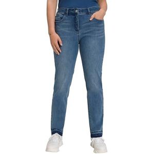 Ulla Popken, Dames, grote maten, jeans denim, sarah, blauw, 42 NL