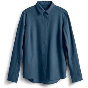 Fjällräven Sun Outdoorshirt voor dames, marineblauw, S, Donkerblauw, S