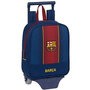 FC Barcelona rugzak Safta met trolley 20/21, 220 x 100 x 270 mm, marineblauw/granaatrood
