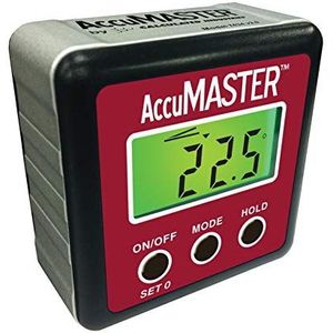 Calculated Industries 7434 AccuMaster 2-in-1 magnetische digitale waterpas en gradenboog/hellingsmeter/Bevel, nieuwste MEMS-technologie, gecertificeerd IP54 stof- en waterbestendig