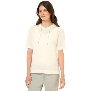 CECIL - Gebreid Shirt - Katoenmix - Capuchon - Dames