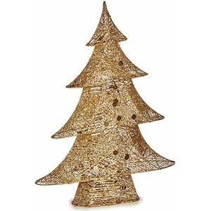 Krist+ Decoratieve figuur kerstboom metaal goud 12 x 59,5 x 48,5 cm (3 stuks)