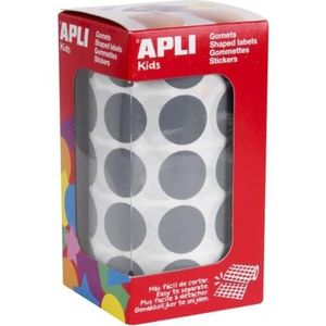 APLI Kids 16725 roller, rond, kleur: grijs, afmetingen: 20 mm