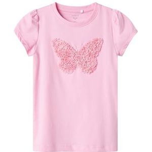 NAME IT Meisjes Nmfdetsi Ss Tunic Box, Pink Frosting, 116