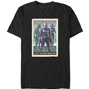 Star Wars: The Mandalorian - Bo-Katan & Co Card Unisex Crew neck T-Shirt Black XL