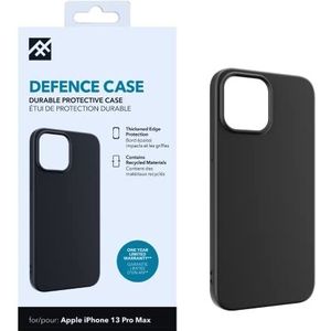 ZAGG iFrogz Defence beschermhoes compatibel met iPhone 13 Pro Max, duurzaam, klikbestendig, antislip, slank, gerecycled, zwart