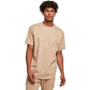 Urban Classics Heren T-shirt Heavy Oversized Tee met overgesneden schouders, van dikke jersey-stof, verkrijgbaar in meer dan 10 kleuren, maat S tot 5XL, Unionbeige, XL