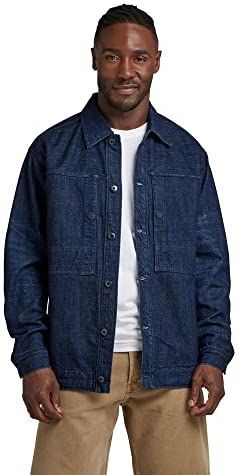 G-STAR RAW - Shanorak - Herenjas - Blauw - Unisex