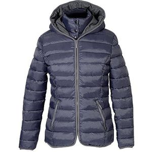 PFIFF, Cerul, 102410, gewatteerde damesjas met capuchon, donkerblauw, maat XS