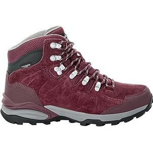 Jack Wolfskin Refugio Texapore Mid W Wandelschoen voor heren, Dark Maroon, 38 EU