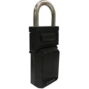 ARREGUI KEEPER SEG021 Sleutelkast voor buiten, sleutelsafe met codecombinatie, sleutelkast met slot en bevestigingsbeugel, eenvoudige bediening, zwart