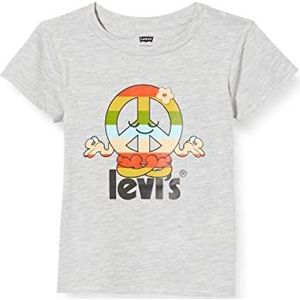 Levi's Kids Meisje Lvg T-shirt met korte mouwen, Licht Grijsheide, 3 Jaren