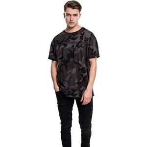 Build Your Brand - T-shirt - Donker Camo - Heren