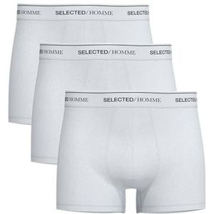 SELECTED HOMME - SLHLIAM 3-PACK TRUNK NOOS - Boxershort - Wit