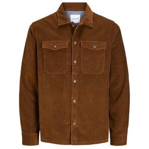 Jack & Jones Jeleddie Corduroy Overshirt LS SN, Monks Robe, S