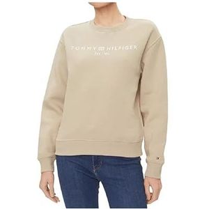 Tommy Hilfiger - Dames Sweatshirt - Kaki - Zonder Capuchon