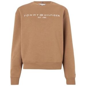 Tommy Hilfiger - Dames Sweatshirt - Kaki - Zonder Capuchon