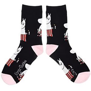 Moominmamma At Night Moomin sokken, zwart, EU36-42, Zwart, Baby Roze
