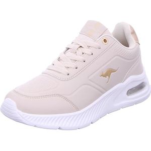 KangaROOS Dames K-PLN Proud RV sneakers, cool beige/rijk goud, 38 EU, Cool Beige Rich Gold, 38 EU
