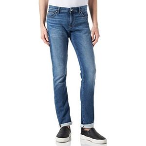 Armani Exchange Skinny, 5 zakken, Back Logo Jeans, Indigo Denim, 28
