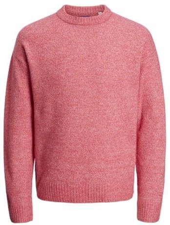 Jack & Jones - Jjesoho Ollie Knit - Trui - Fuchsia Roze - Heren