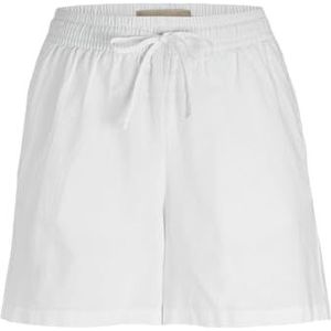 Jack & Jones Amy Linen Blend Korte Broek Wit Vrouw