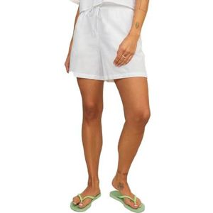 Jxamy Linnen Blend Shorts WVN Sn, wit, M