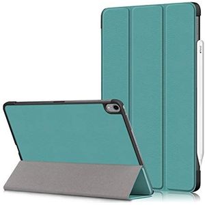 Beschermhoes voor Air4/Air5, Slim-Fit, beschermhoes voor iPad 10,9 inch (25,6 cm), met automatische slaap-/wekfunctie, donkergroen