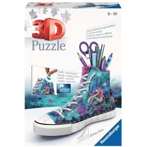 Ravensburger 3D Puzzle 11279 Sneaker Bezaubernde Meerjungfrauen - Praktischer Stiftehalter - 108 Teile - Schreibtisch-Organizer für Kinder ab 8 Jahren