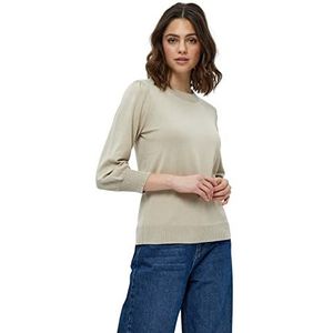 Minus Dames Mersin Knit Tee Pullover, feather grey, M