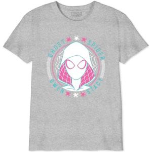 Marvel T-shirt voor meisjes, Grijs Melange, 12 Jaren