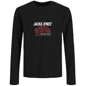 JACK & JONES Junior Joryork Tee Ls Crew Neck FST Jnr, zwart, 140
