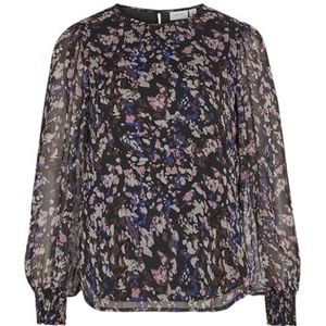 Vifalia Nema O-hals L/S Top, zwart beauty, 42