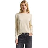 Street One - Dames Trui - Beige - Gebreide Truien