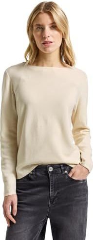 Street One - Dames Trui - Beige - Gebreide Truien