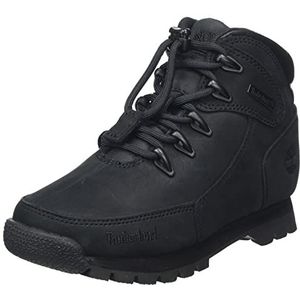 Timberland Uniseks Euro Rock (Youth) Chukka/Mid, Black Nubuck., 32 EU