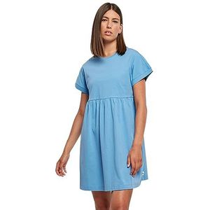 Urban Classics Damesjurk van biologisch katoen, T-shirtjurk, dames organic Empire Valance Tee Dress, verkrijgbaar in vele kleuren, maten XS - 5XL, horizonblauw, XL