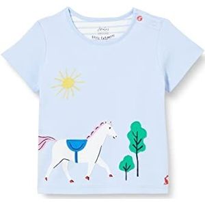 Joules Tate Ss T-shirt voor baby's, Hrsblauw, 6-9 maanden