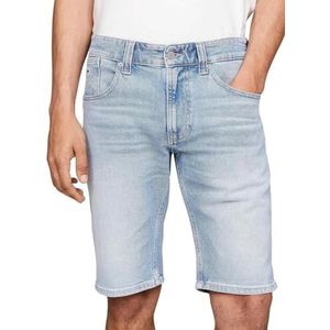 Tommy Jeans Heren 5 Pocket Shorts, Denim Light, 29W