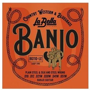 La Bella BG110 Banjo gitaar snaren 010/051