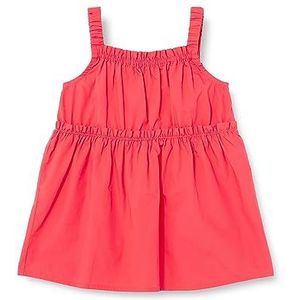 United Colors of Benetton Jurk 4EW7GV00T, koraalrood 01N, 90 meisjes, Koraalrood 01N, 18 Maanden