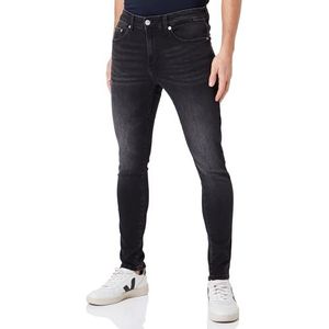 ONLY & SONS Onsfly Mas DNM Box Skinny-Fit Jeans voor heren, Washed Black, 30W x 34L