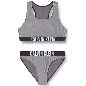 Calvin Klein Jeans Bralette bikiniset voor meisjes, Pvh Zwart, 14-16 Jaar