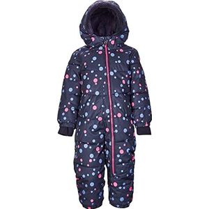 Killtec Kinderskioverall Karter Mini - sneeuwpak met capuchon - 10.000 mm waterkolom - skipak voor meisjes en jongens, donkerblauw, 98/104, 34238-000