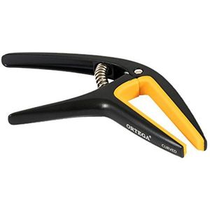 Ortega Gitaren Twin Capo TWCAPO-SBK - Omkeerbare tweerichtingscapo past op gebogen en klassieke platte Fretboards, zwart