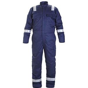 Hydrowear 043540NA Morra winteroverall met 2 borstzakken, 80% katoen/19% Polyester/1% antistatisch, 4X-groot formaat, Navy